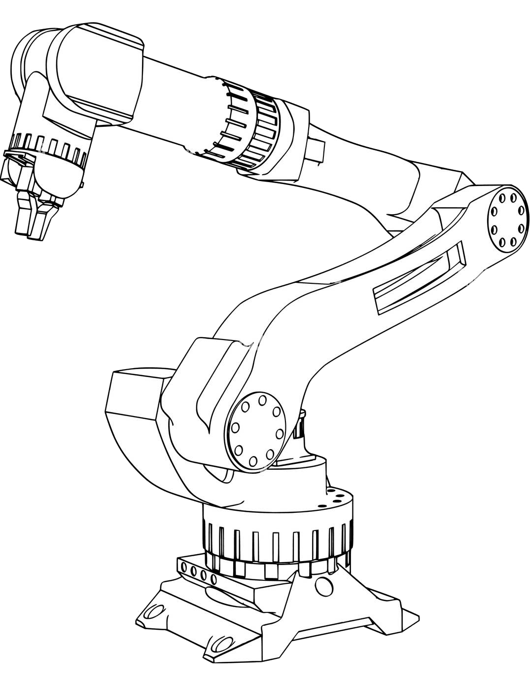 6 Axis Industrial Arm